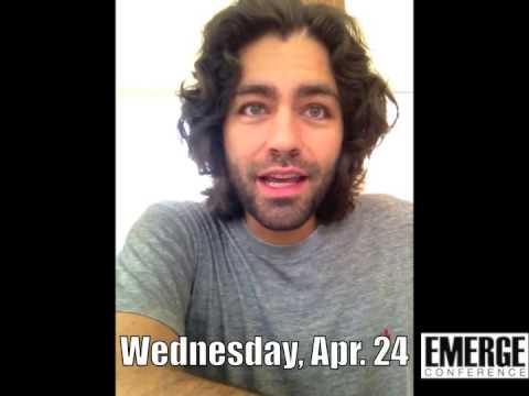 Message from Adrian Grenier: EMERGE Conference 2013 - YouTube