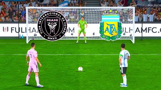 FIFA 23 - INTER MIAMI VS ARGENTINA I PENALTY SHOOTOUT I CHAMPIONS LEAGUE FINAL 2024