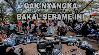 SUNMORI PAKE HUSQVARNA SUPERMOTO|| SEKALI GEBER PADA NENGOK❗️