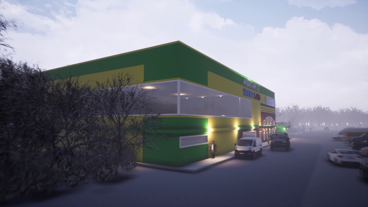 Аквапарк Water Land // 3D Визуализация