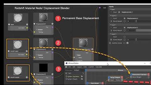 C4D Morph driven displacements  Redshift