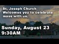 Aug 23, 2020 9:30 AM Mass