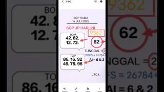 PREDIKSI SGP HARI INI KAMIS 17 JULI 2025 |TARIKAN PAITO SGP | RUMUS SGP KEPALA EKOR | #sgp hari ini