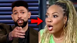 ESPN Kimberly Martin Gets Shutdown & CHECKED Live By Austin Rivers On GETUP For NBA VS NFL Debate