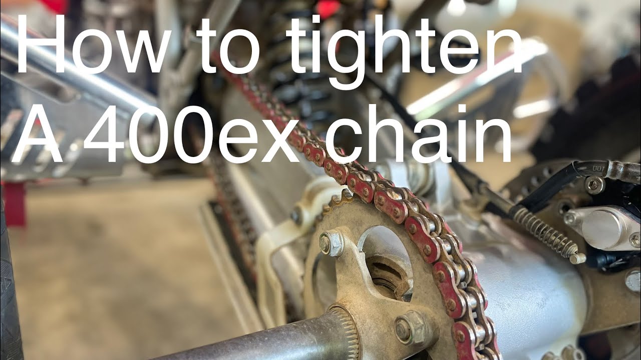 How to adjust a 400ex chain YouTube