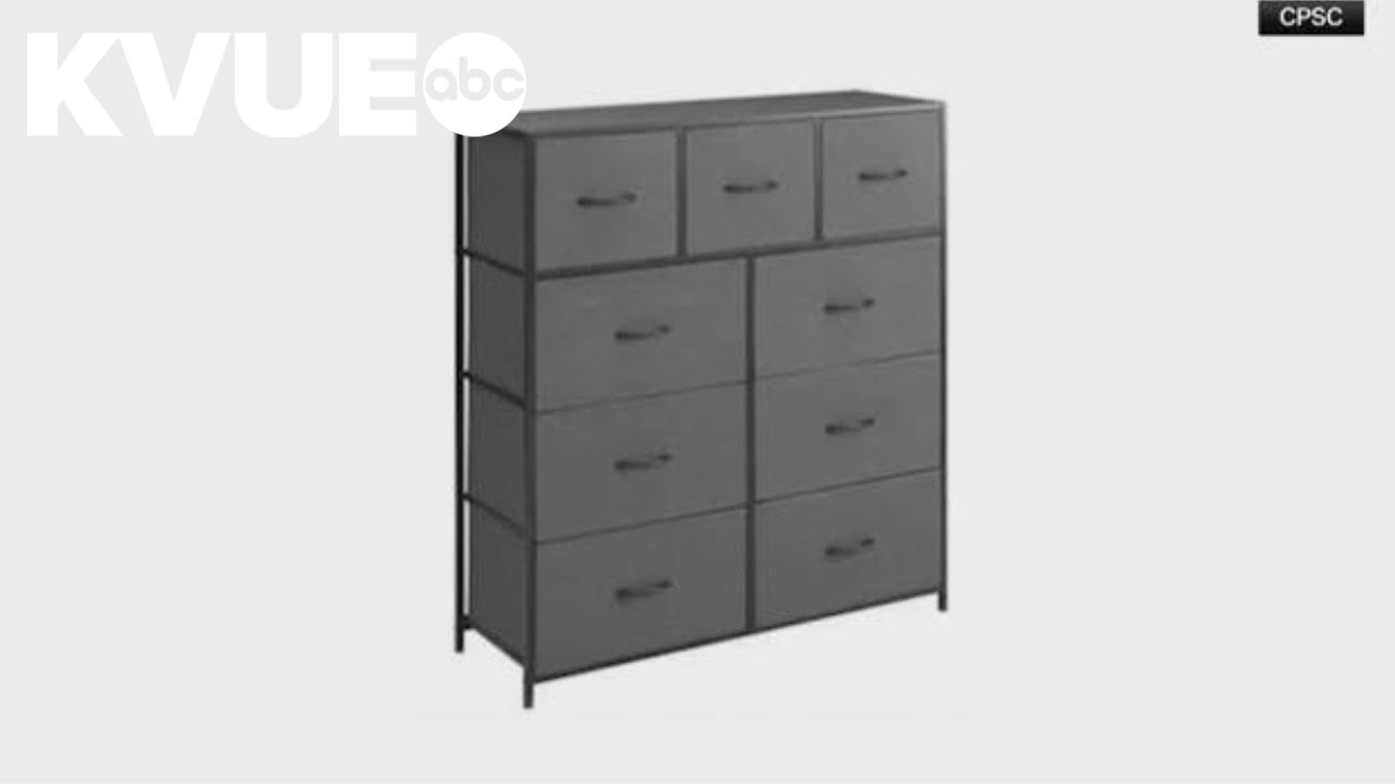 Walmart recalls 165K fabric dressers - YouTube