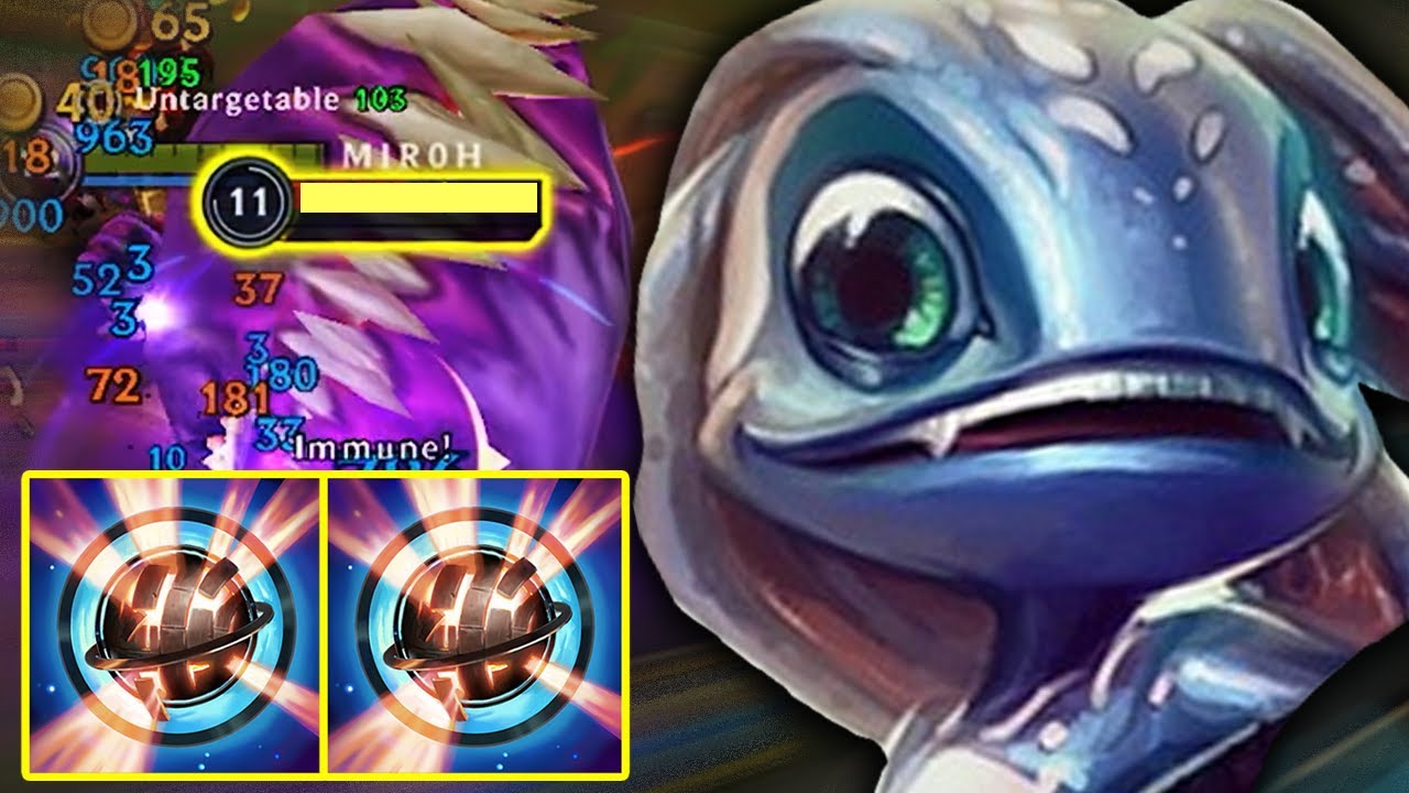 Wild Rift Fizz Mid Lane Gameplay in Season 19 (Build & Runes)