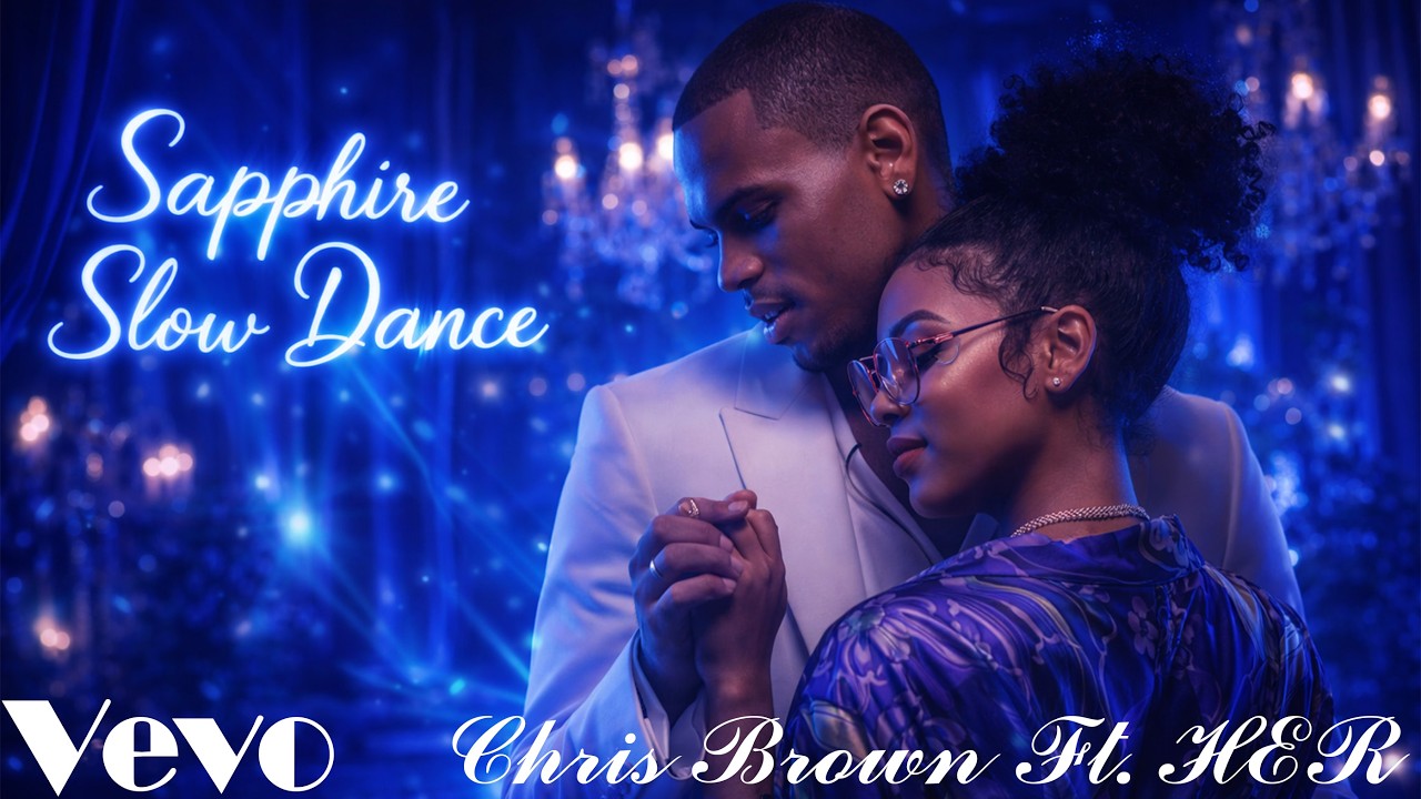Chris Brown ft. H.E.R || Sapphire Slow Dancer || New R&B Love Songs Playlist || Lyrics Video @VEVO​