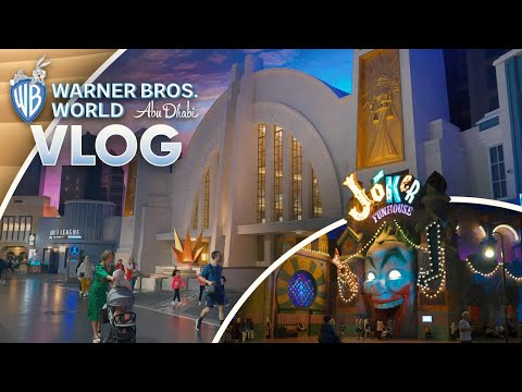 We Went to the Worlds LARGEST Indoor Theme Park Warner Bros World Vlog