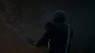 Got S8E3 - Arya Killing The Night King Final Scene Of Episode 3 Season 8