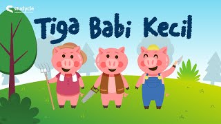 Kisah Tiga Babi Kecil Dongeng Anak Bahasa Indonesia Cerita Hewan Kartun Anak Fabel