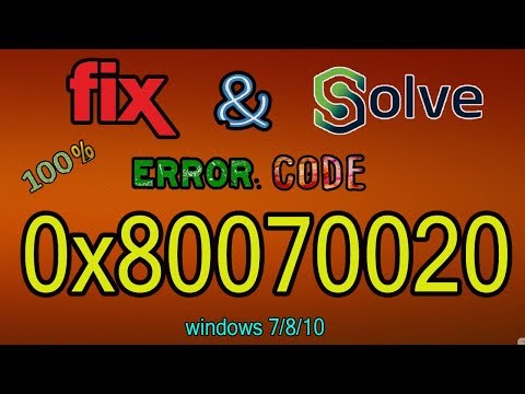 How to fix Windows Update Error 0x80070020 in Windows 10/8/7 - [Solution 2020]