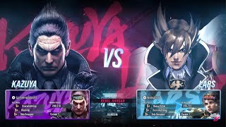 Kazuya Takes On Super Aggressive Tekken King Rank Lars! First to 2! | TEKKEN 8