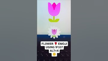 Flower 🌹 🌸 emoji by using short cut key in Ms word  March 2025 #flower #computer #viralvideo #video