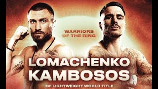 EP  62 Lomachenko vs Kambosos: Loma seeks redemption over Kambosos!
