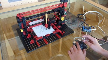 Plotter mit Fischertechnik und Arduino