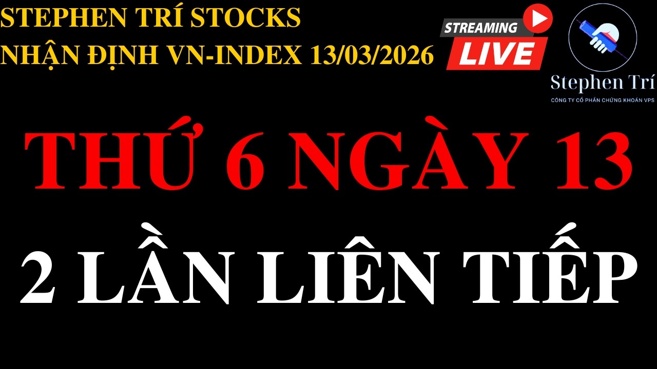 🔴VN-INDEX 13/03/2026: Hàng phiên giảm 115đ về tài khoản - Dòng tiền hấp thụ tốt