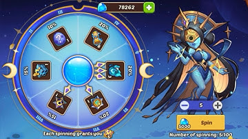 Idleheroes: Spending some on Cny Event Wheel of Gems.