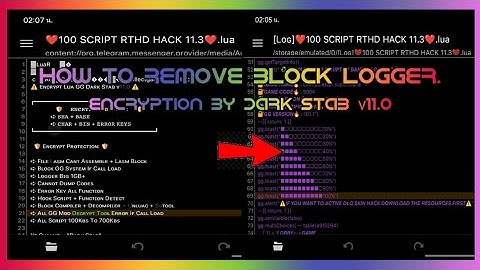 Tutorial remove block logger write lasm. Encrypted Dark Stab v11.0 | @ASD_SERIES_VIP
