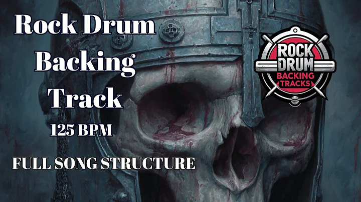 125 BPM Rock Drum Track – Driven Mid-High Tempo