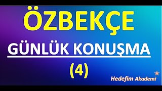 Özbekçe Günlük Konuşma4