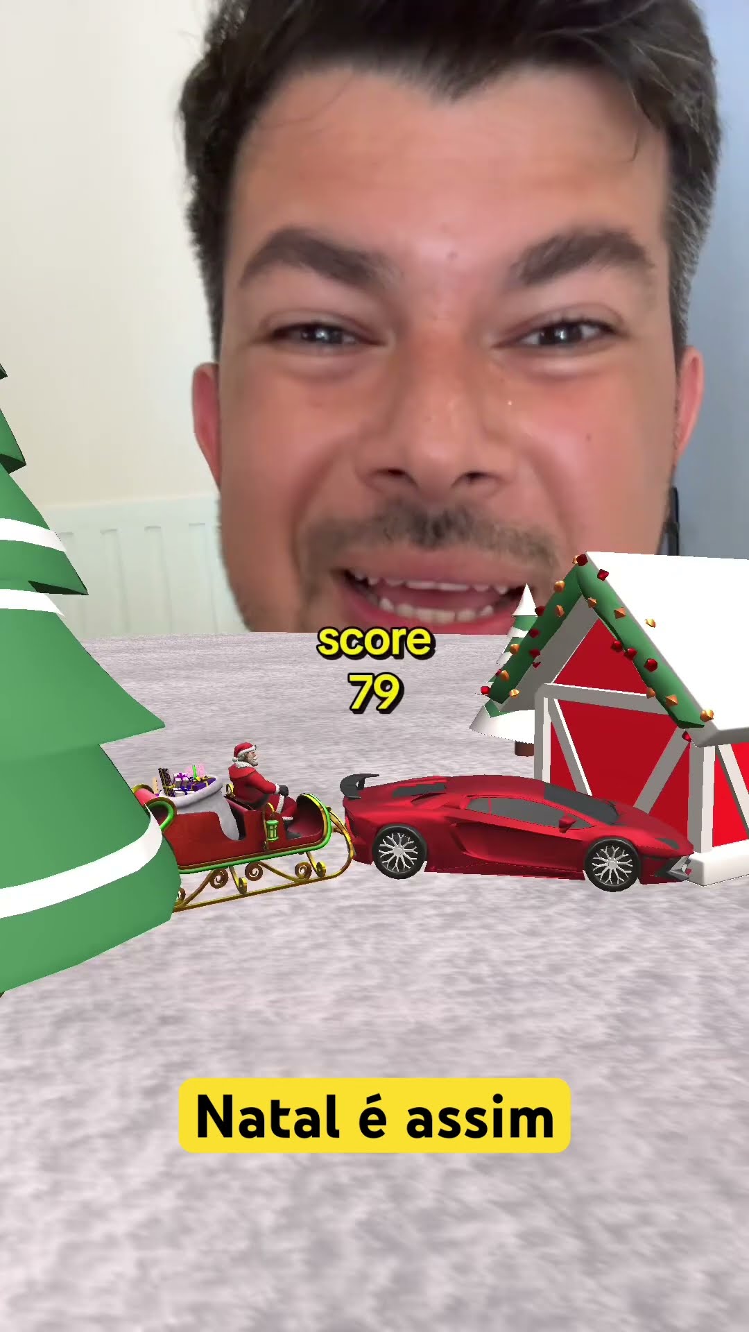 Como estacionar o trenó do papai Noel? Kkkkk #crazyparking #games #gaming