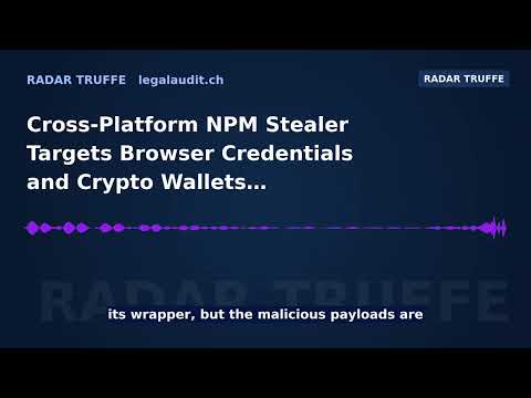 Cross-Platform NPM Stealer Targets Browser Credentials and Crypto Wallets