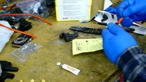 Ignition Wire Crimping.