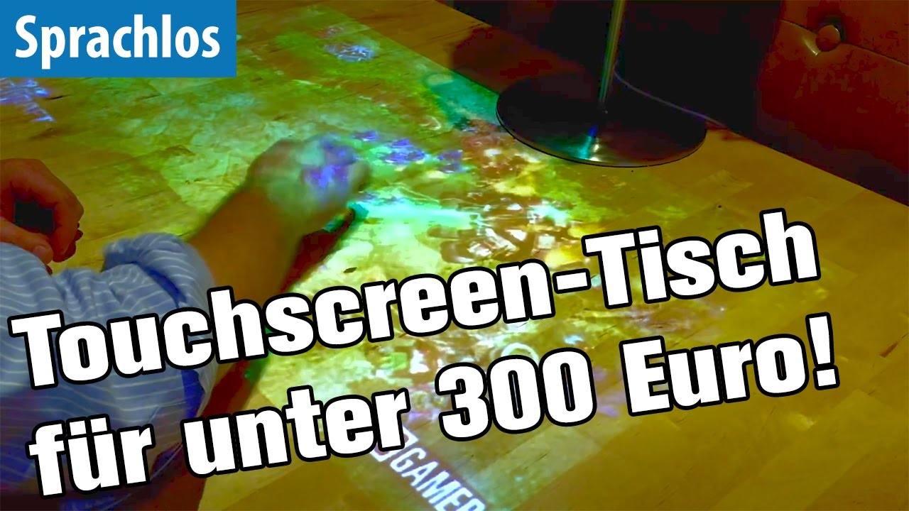 Lampix Macht Tisch Zum Touchscreen Sprachlos Youtube
