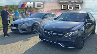 : ! Mercedes AMG E 63 vs BMW M6 +  : Mercedes E500 v BMW 650 + BMW X5 v ML55