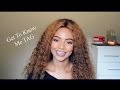 Get To Know Me TAG | South African Youtuber