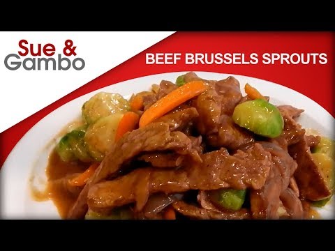 Beef Brussels Sprouts Stir Fry