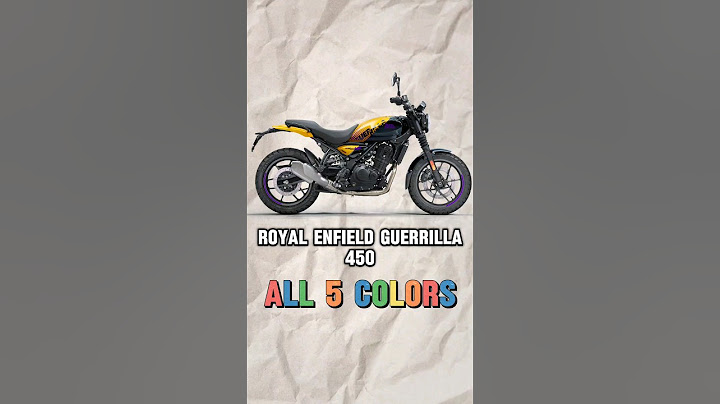Royal Enfield Guerrilla 450 All 5 Colours | Royal Enfield Guerrilla 450 #royalenfield #viral