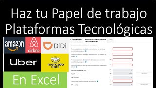 Digital Platforms Create Your Working Paper In Excel Step By Step  Provisional Payments