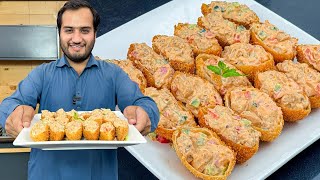 Malai Chicken Bread Pockets - Creamy Bread Pockets Ramzan Special