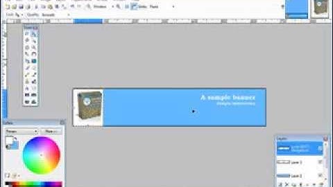 Using Paint.net To Create Header Banners- Section 3