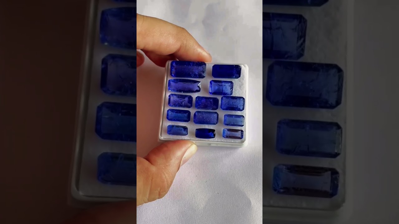 Tanzanita bello y único color 