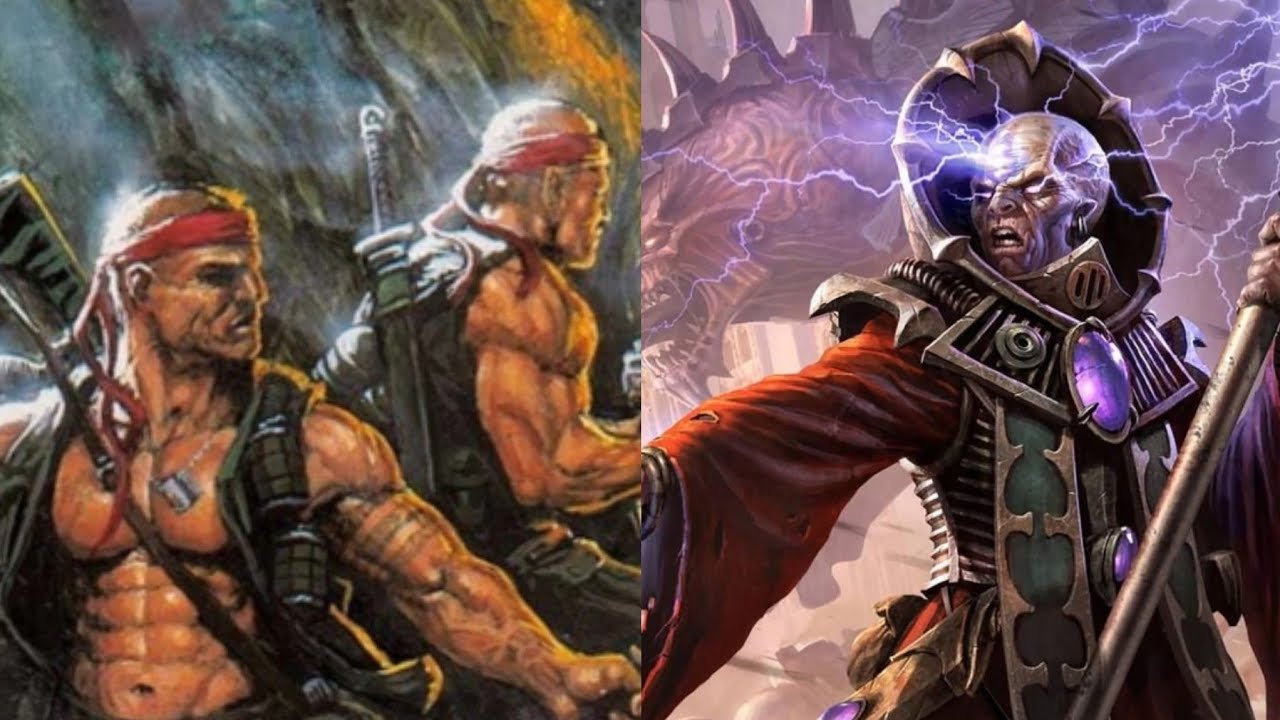 Games Workshop Warhammer 40k 2nd edition battle report. Jungle Fighters vs Genestealer Cult