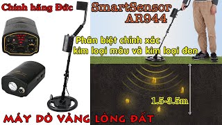 Hướng dẫn sử dụng máy dò kim loại lòng đất SmartSensor AR944, tách vàng và sắt siêu chính xác.