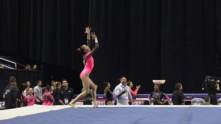 Hailey John - Floor Exercise - 2019 Nastia Liukin ...