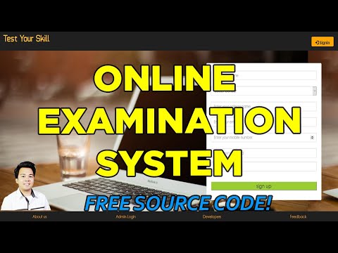 Online Examination System using PHP/MySQLi | Free Source Code Download