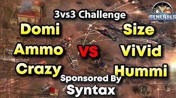 Domi Ammo Crazy vs Size Vivid Hummi $150 challenge Generals ZH
