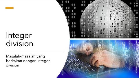 BeezMind Belajar C++ - Integer division