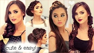 Cute & Easy NO HEAT Hairstyles for Fall 2015