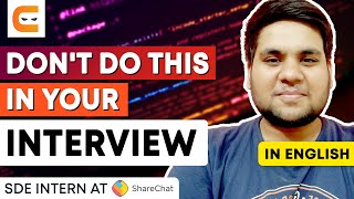 DON'T DO THIS In Your Interview | Things To Avoid In An Interview | Interview Tips | Coding Ninjas Reverse Stack Interview Questions Coding Ninjas Java