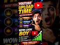 YouTube Video Upload Karne Ka Best Time 2026 🔥 Sabse Jyada Views Kab Aata Hai?