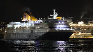 BLUE STAR 2 | BLUE STAR CHIOS departure from Piraeus port