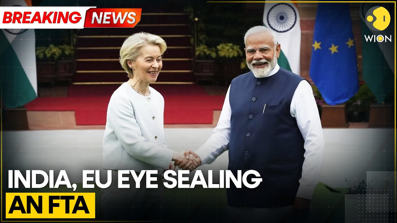 India-EU Trade Talks: High Stakes India-EU Trade Talks Begin | WION Breaking