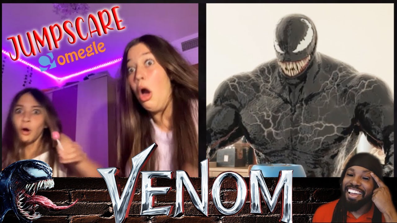 ⁣VENOM JumpScare PRANKS Omegle I Bromas y Sustos con #PelisDeTerror