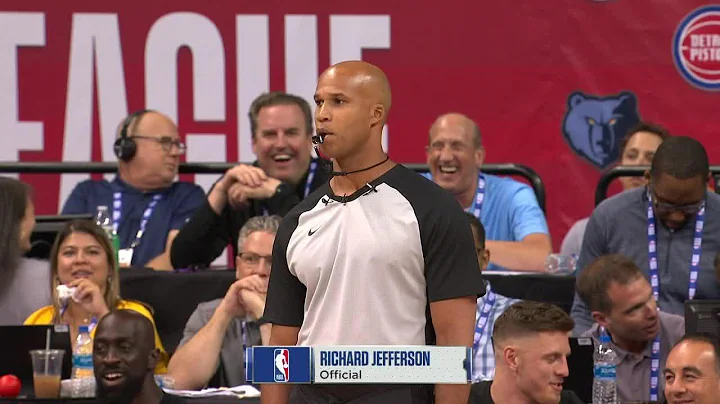 Richard Jefferson immediately gets heckled by fans after call reversal in NBA officiating debut 😂